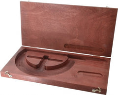 Starrett - Micrometer Case - 6" Max Measurement, Use with 216 & 216M Series Digital Micrometers - Exact Tooling