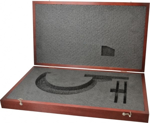 Starrett - Micrometer Case - 7" Max Measurement, Use with 216 & 216M Series Digital Micrometers - Exact Tooling