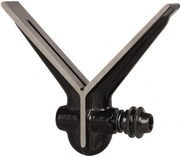 Starrett - 6 Inch Long Blade, Center Head - Smooth Black Enamel, Coated Forged and Hardened Steel - Exact Tooling