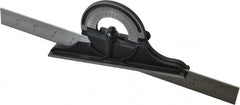 Starrett - 12 Inch Long Blade, 180° Max Measurement, Bevel Protractor - Exact Tooling