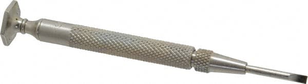 Starrett - 5/8" Blade Length Precision Slotted Screwdriver - 3-3/4" OAL - Exact Tooling