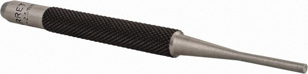 Starrett - 3/32" Pin Punch - 4" OAL, Steel - Exact Tooling