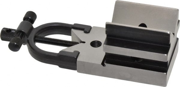 Starrett - 1-5/16" Max Capacity, 90° Angle, Hardened Steel V-Block - 3-15/32" Long x 1-57/64" Wide x 1-7/8" High, Sold as Individual - Exact Tooling