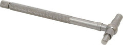 Starrett - 3/4 to 1-1/4 Inch, 3.8 Inch Overall Length, Telescoping Gage - 2-3/8 Inch Long Handle, Satin Chrome Finish - Exact Tooling