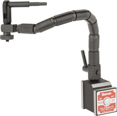 Starrett - 1-7/8" Long x 1" Wide x 1-15/16" High Magnetic Indicator Base with On/Off Switch - 3" Rod Length, Flexible Arm - Exact Tooling