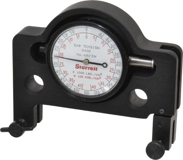 Starrett - Saw Blade Tension Gauges System of Measurement: Pounds, Kilograms Maximum Pressure (psi): 60,000 - Exact Tooling