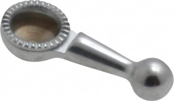 Starrett - 3mm Ball Diam, Steel, Ball Test Indicator Contact Point - 5/32" Contact Point Length, Use with Starrett 711 Series Last Word Dial Test Indicators - Exact Tooling