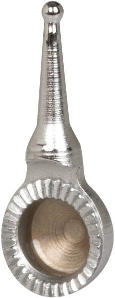 Starrett - 9mm Ball Diam, Carbide, Ball Test Indicator Contact Point - 5/32" Contact Point Length, Use with Starrett 711 Series Last Word Dial Test Indicators - Exact Tooling