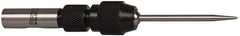 Starrett - Single End, Center Finder Set Mechanical - Conical Head Type, 4 Pieces - Exact Tooling