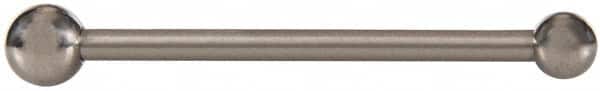 Starrett - 6.35mm Head Diam, 3/8" Shank, Single End, Mechanical Center Finder - Ball Contact - Exact Tooling