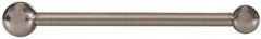 Starrett - 6.35mm Head Diam, 3/8" Shank, Single End, Mechanical Center Finder - Ball Contact - Exact Tooling