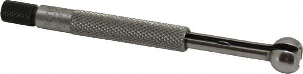 Starrett - 0.4 to 0.5 Inch Measurement, Small Hole Gage - 3-1/2 Inch Overall Length, Full Ball - Exact Tooling