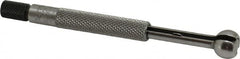 Starrett - 0.4 to 0.5 Inch Measurement, Small Hole Gage - 3-1/2 Inch Overall Length, Full Ball - Exact Tooling
