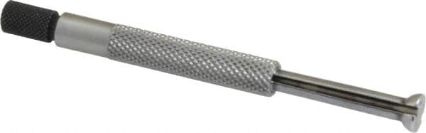 Starrett - 0.3 to 0.4 Inch Measurement, Small Hole Gage - 3-3/8 Inch Overall Length, Half Ball - Exact Tooling