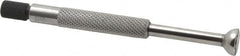 Starrett - 0.4 to 0.5 Inch Measurement, Small Hole Gage - 3-1/2 Inch Overall Length, Half Ball - Exact Tooling