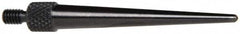 Starrett - #4-48, 1/16" Ball Diam, Steel Tapered Contact Point - 1-7/16" Contact Point Length, Use with AGD Dial Indicators - Exact Tooling