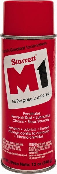 Starrett - 12 oz Aerosol Spray Lubricant - Exact Tooling