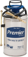 Chapin - 2 Gal Garden Hand Sprayer - Stainless Steel Tank, Wide Mouth, Reinforced Hose, For Industrial Applications - Exact Tooling