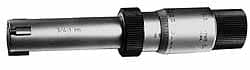 Starrett - 4 to 5", 4" Gage Depth, Mechanical Inside Hole Micrometer - 0.0003" Graduation, 0.00025" Accuracy, Ratchet Stop Thimble - Exact Tooling