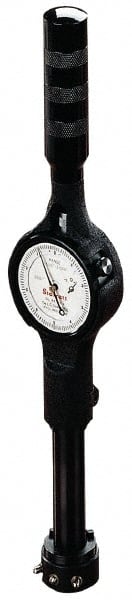 Starrett - 8 to 12-1/8" Dial Bore Gage - 0.0001" Graduation, 7" Gage Depth, Hardened Tool Steel - Exact Tooling