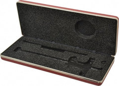Starrett - 6 Inch Long, Steel Vinyl, Depth Gage Case - Use with Starrett Dial Depth Gage Model Number 450-6 - Exact Tooling
