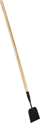 PRO-SOURCE - 7 Inch Wide Blade x 4 Inch High Blade Sidewalk and Ice Scraper - 48 Inch Long Wood, Straight Handle - Exact Tooling