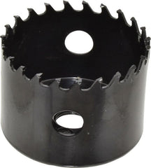 Starrett - 2-1/2" Diam, 1-5/8" Cutting Depth, Hole Saw - Carbide-Tipped Saw, Toothed Edge - Exact Tooling