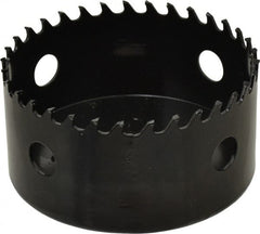 Starrett - 3-5/8" Diam, 1-5/8" Cutting Depth, Hole Saw - Carbide-Tipped Saw, Toothed Edge - Exact Tooling