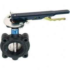 NIBCO - 2-1/2" Pipe, Lug Butterfly Valve - Lever Handle, Ductile Iron Body, EPDM Seat, 250 WOG, Ductile Iron Disc, Stainless Steel Stem - Exact Tooling