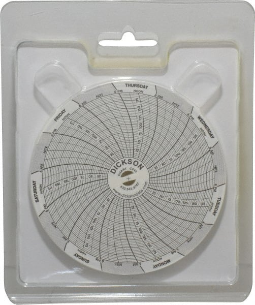 Dickson - 200 Max psi, 7 Day Pressure Recorder - 1/4 Thread - Exact Tooling