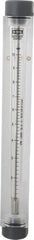 King - 3/4" FNPT Port Block Style, Inline Flowmeter - 100 Max psi, 10 GPM, Acrylic - Exact Tooling