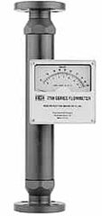 King - 1/2" NPT Port PVC/Hastelloy Flowmeter - 125 Max psi, 4 GPM, PVC - Exact Tooling