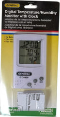 General - 5 to 122°F, 30 to 90% Humidity Range, Thermo-Hygrometer - Exact Tooling
