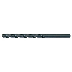 9.00mm RHS / RHC HSS 118 Degree Radial Point General Purpose Taper Length Drill - Steam Oxide - Exact Tooling