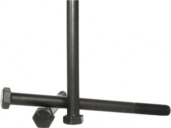 Value Collection - 1-3/8 - 12 UNF, 6" Length Under Head Hex Head Cap Screw - Partially Threaded, Grade 8 Alloy Steel, Uncoated, 2-1/16" Hex - Exact Tooling