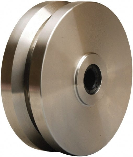 Hamilton - 6 Inch Diameter x 2 Inch Wide, Stainless Steel Caster Wheel - 1,000 Lb. Capacity, 2-1/4 Inch Hub Length, 3/4 Inch Axle Diameter, Delrin Bearing - Exact Tooling