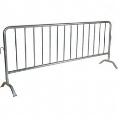 Vestil - Railing Barriers Type: Barricades Length (Inch): 98-5/8 - Exact Tooling
