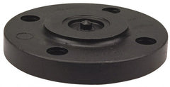 NIBCO - 6" Pipe, 11" OD, Polypropylene Blind Pipe Flange - Schedule 80, Black - Exact Tooling