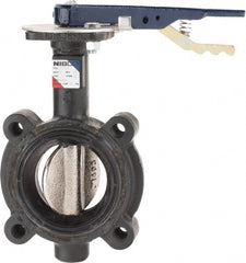 NIBCO - 3" Pipe, Lug Butterfly Valve - Lever Handle, Ductile Iron Body, Buna-N Seat, 250 WOG, Ductile Iron Disc, Stainless Steel Stem - Exact Tooling