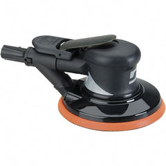 Dynabrade - 12,000 OPM, 18 CFM Air Consumption, Palm Air Orbital Sander - Round Pad, 1/4 NPT Inlet - Exact Tooling