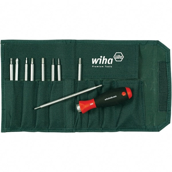 Wiha - Interchangeable Bit Screwdriver Handle - Phillips, Torx & Square Tip - Exact Tooling