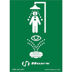 Haws - Graphic Only, 8" Wide x 10-3/4" High, Plastic Safety Sign - Exact Tooling