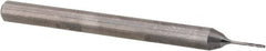 Magafor - 0.3988mm Solid Carbide 4 Flute Chucking Reamer - Spiral Flute, 0.118" Straight Shank, 5/64" Flute Length, 1-17/32" OAL - Exact Tooling