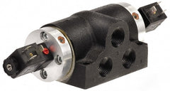 ARO/Ingersoll-Rand - 1/2", K Series 4-Way High Flow Stacking Solenoid Valve - 120 VAC, 2.57 CV Rate, 12.68" Long - Exact Tooling