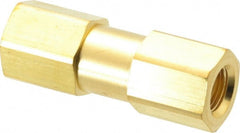 Parker - 3,000 Max psi, 1/8" Pipe, FNPT x FNPT End Connections, Brass Instrumentation Filter - Micro Rating 1, Viton Seal - Exact Tooling