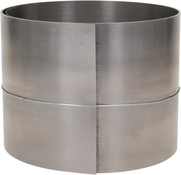 Made in USA - 15 Ft. Long x 6 Inch Wide x 0.012 Inch Thick, Roll Shim Stock - Steel - Exact Tooling
