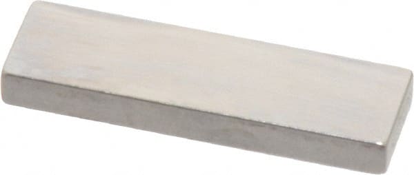 Mitutoyo - 0.13" Rectangular Steel Gage Block - Accuracy Grade 0, Includes Certificate of Inspection - Exact Tooling