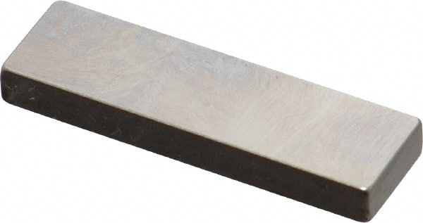 Mitutoyo - 0.133" Rectangular Steel Gage Block - Accuracy Grade 0, Includes Certificate of Inspection - Exact Tooling