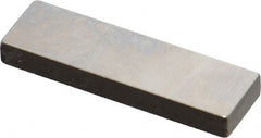 Mitutoyo - 0.133" Rectangular Steel Gage Block - Accuracy Grade 0, Includes Certificate of Inspection - Exact Tooling