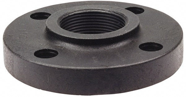 NIBCO - 3" Pipe, 7-1/2" OD, Polypropylene Threaded Pipe Flange - Schedule 80, Black - Exact Tooling
